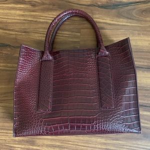 Just Fab faux leather tote